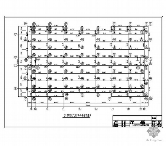 4层框架别墅结构施工资料下载-某4层钢框架结构宾馆结构施工图