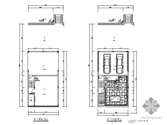 别墅设计图中式资料下载-黑白中式别墅设计图