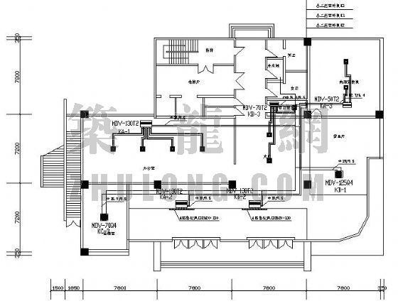 黄山峥资料下载-黄山宽网大厦空调设计图