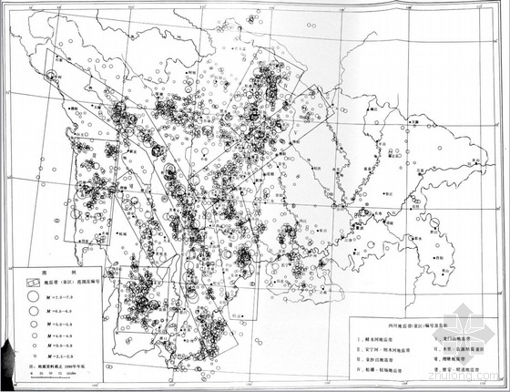 隔层钢结构分布图资料下载-四川地震分布图