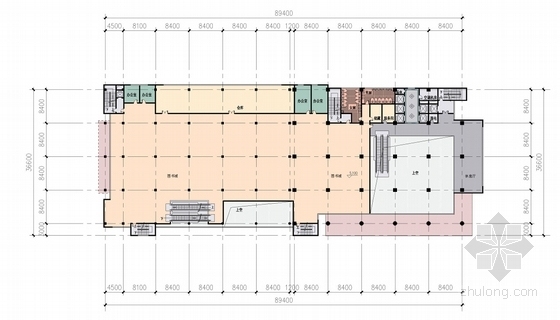 [安徽]点式高层现代风格企业办公楼建筑设计投标方案（知名设计院）-点式高层现代风格企业办公楼各层平面图