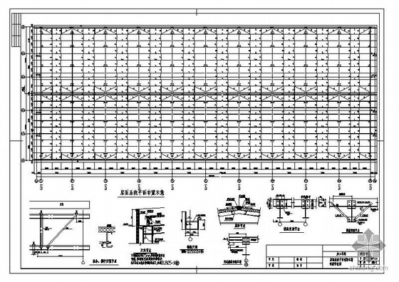 30吨吊车CAD图片资料下载-晋中某30米跨50吨吊车厂房结构图