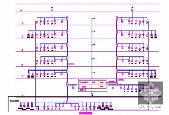 [广东]2015年中学建设项目建筑及安装工程预算书(附施工图纸)-11火灾自动报警系统图