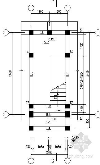 砌体构造节点图资料下载-七层砌体住宅楼梯节点构造详图