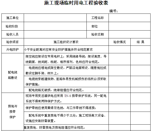 施工单位项目管理评估表资料下载-建筑施工单位施工安全管理资料用表（直接套用）