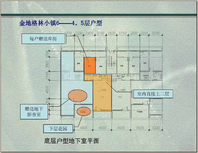 房地产住宅产品创新设计讲解（图文并茂）-底层户型地下室平面