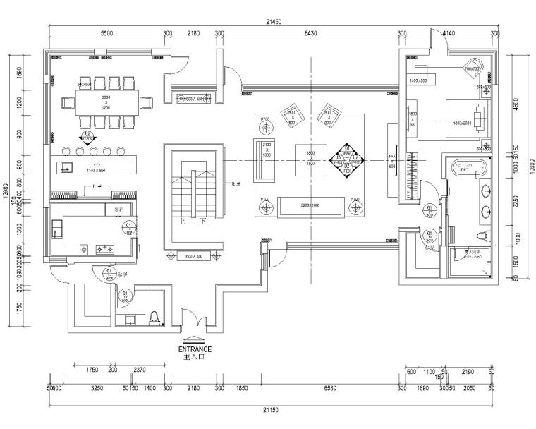 叠拼别墅施工组织资料下载-美国塞班岛高档五居室别墅全套CAD施工图（附效果图）