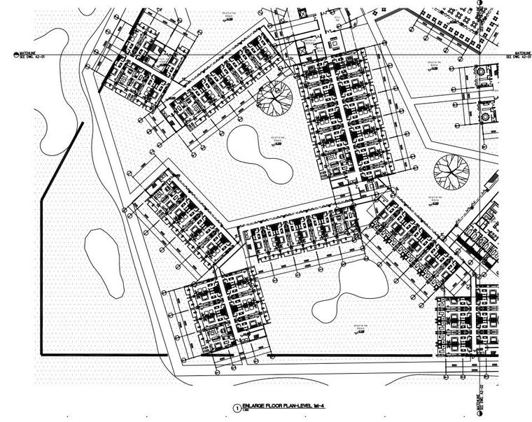 [河南]新中式风格西北湖酒店建筑方案设计（PDF+38页）-平面图一