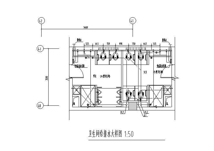 2018江苏幼儿园建筑给排水全套施工图_3