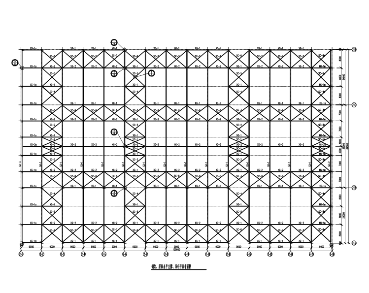 厂房带行车图纸资料下载-单层带天车钢结构厂房结构施工图（CAD，14张）