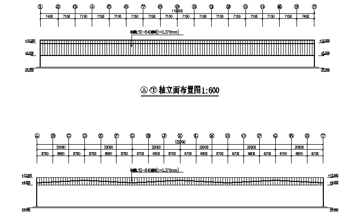 深圳市门式架支撑资料下载-深圳某公司钢门式刚架结构厂房工程（CAD，11张）