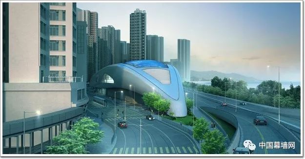 [工程]坚尼地游泳馆，玻璃幕墙+PTFE薄膜打造香港标志_5