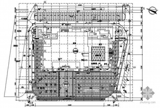 纽约国会大厦广场景观介绍资料下载-[江苏]某市大厦广场景观施工图设计