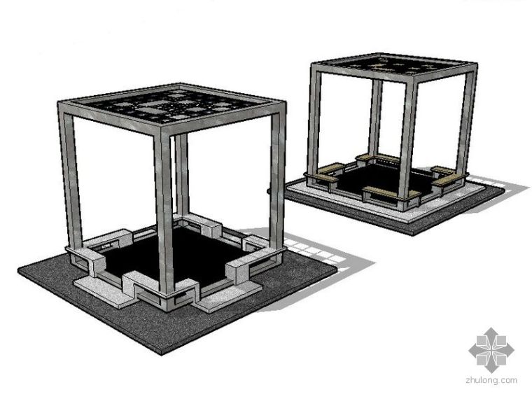 su现代景观亭模型资料下载-景观亭