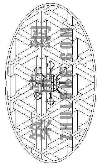 椭圆形广场的设计资料下载-椭圆形铺地1