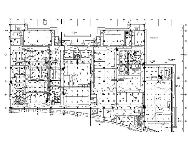 二级屏障资料下载-[辽宁]知名大学实验动物部净化工程电气施工图（大院精品）