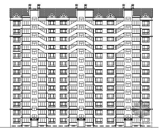 住宅楼建筑结构机电资料下载-某十三层住宅楼建筑结构施工图