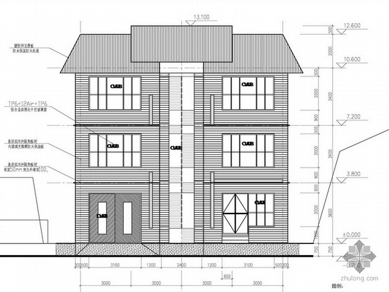西山居建筑模型资料下载-三套某靠山居小康型别墅建筑方案图