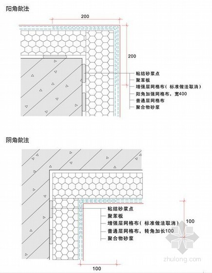 保温门窗洞口做法详图资料下载-[北京]教学楼外墙保温施工方案(节点详图)