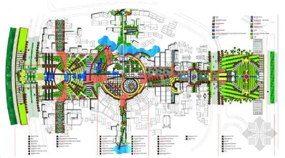 市民广场景观布置图资料下载-万州市民广场景观方案