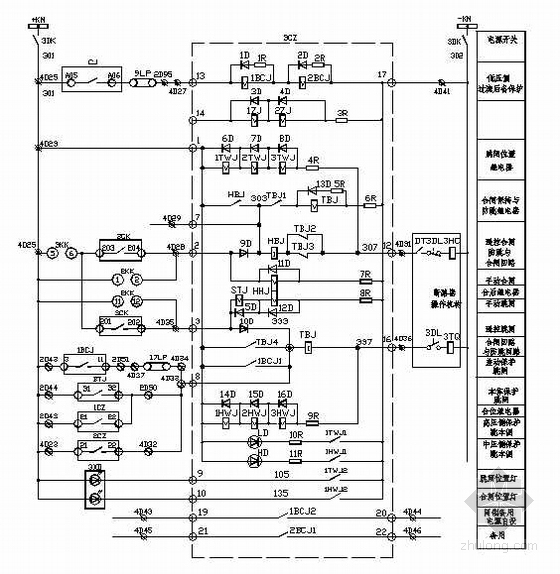 变电站综合自动化图资料下载-某110KV变电站工程综合自动化系统设备二次图纸(三)