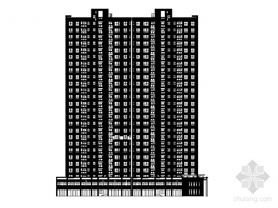[合肥]某居住小区二十六层住宅楼（9号楼）建筑施工图-图6