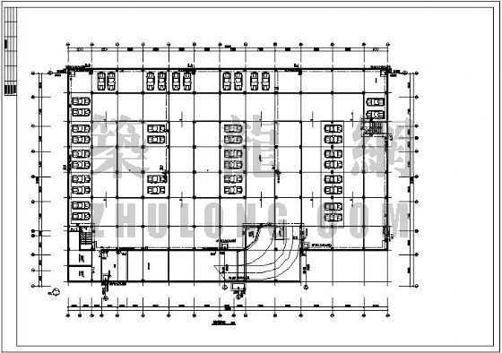 地下车库标志标线设计图资料下载-某三类地下车库消防设计图