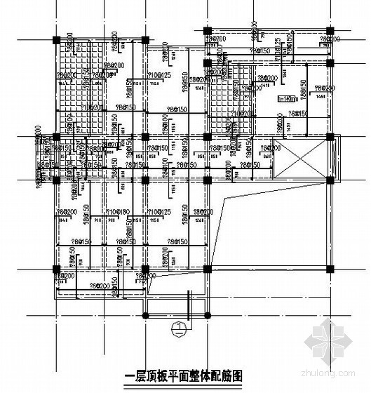柱网结构别墅资料下载-[呼和浩特]3层框架结构别墅结构施工图