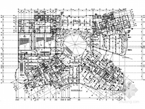 办公楼换热站图资料下载-[河南]大型商业综合楼暖通空调全套施工图(知名院设计 制冷机房 换热站 空调机房)