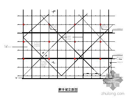地铁装修脚手架搭设方案资料下载-北京某办公楼幕墙装修脚手架施工方案