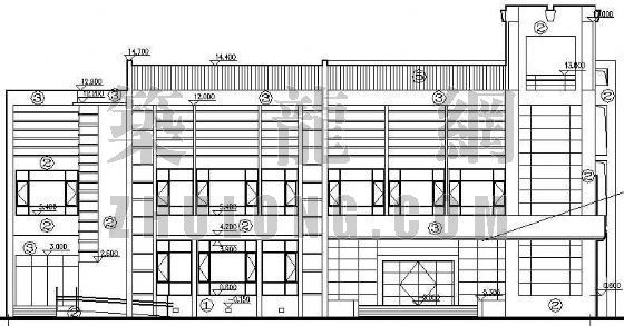 校园综合服务楼设计资料下载-某著名旅游区综合服务楼建筑施工楼