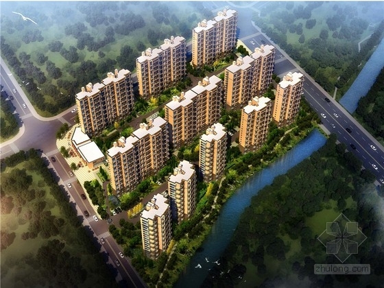 浙江住区文本资料下载-[杭州]现代风格住宅区规划及单体设计方案文本