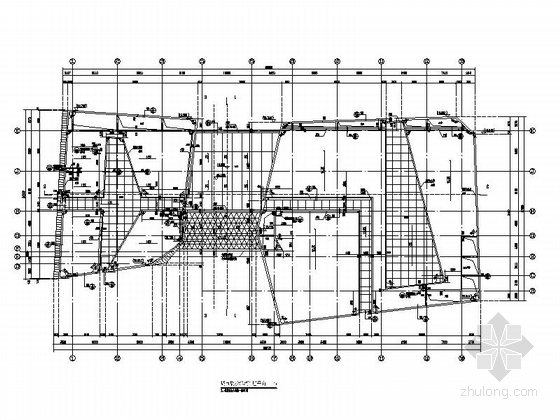 [安徽]3层展览馆及活动中心建筑施工图（2014年图纸）-3层展览馆及活动中心建筑平面图