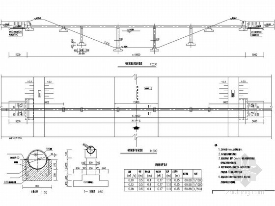 管式电除尘器资料下载-钢管式渡槽典型结构设计及止水细部详图