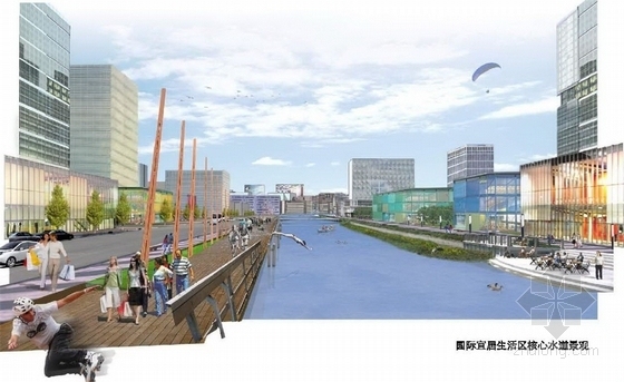 [福建]国际化生态宜居滨海新城城市规划设计方案-景观效果图