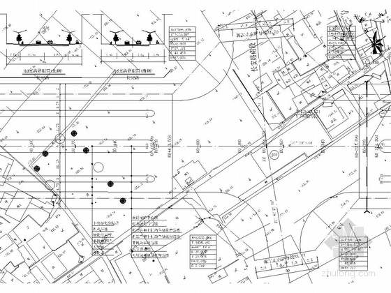 [四川]城市主干路道路重建工程全套施工图设计164张（道排 绿化 照明 管线）-道路平面图