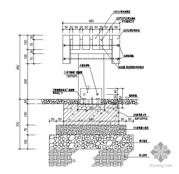 座凳做法详图施工图资料下载-木座凳施工详图