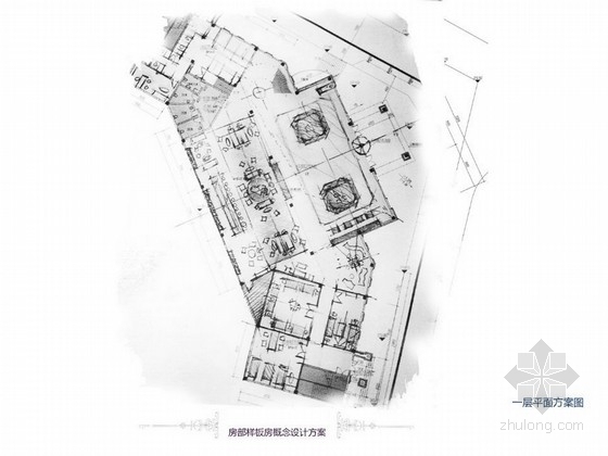 售楼部设计概念方案ppt资料下载-[重庆]高端小区售楼部及样板房设计方案