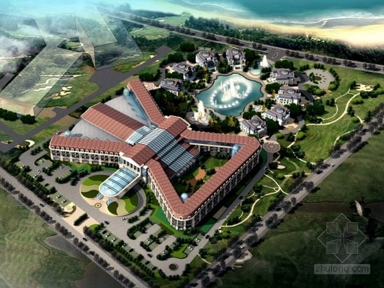 超星级酒店项目资料下载-[青岛]某超星级酒店建筑设计方案文本（含ppt）