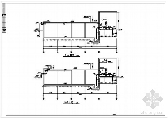 消防泵房流程说明资料下载-某消防泵房及水池详图