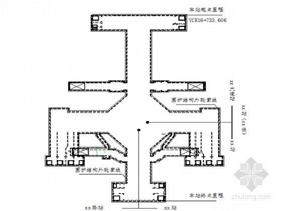 地铁换乘节点cad资料下载-[湖南]轨道交通换乘站实施性施工组织设计160页（明挖顺筑法）