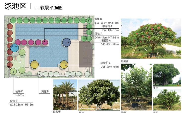 ​[知名景观公司]米色典雅某样板房居住区景观方案文本（包含PDF+23页）-软景平面图一