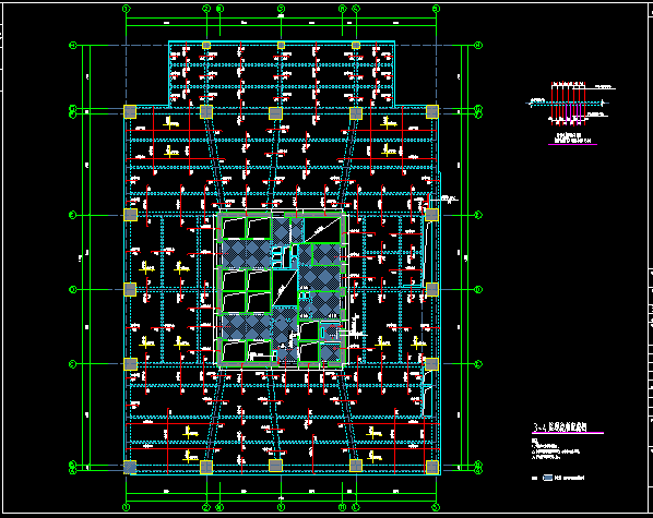 150m框架-核心筒办公楼结构施工图_5