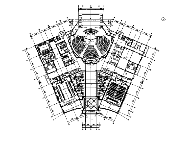 社区室建筑结构施工图资料下载-社区服务及物业管理办公室设计施工图