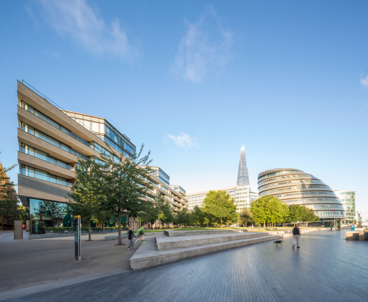 伦敦塔桥图纸资料下载-英国One Tower Bridge总体规划建筑