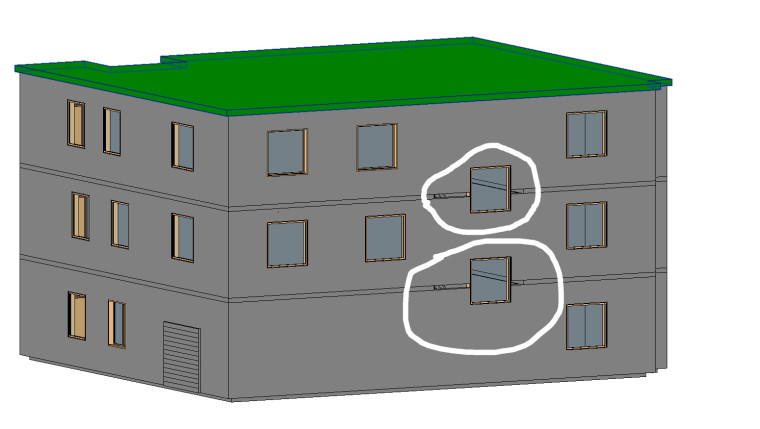 室内窗户模型资料下载-跨楼层创建窗户怎么剪切墙体和楼板？