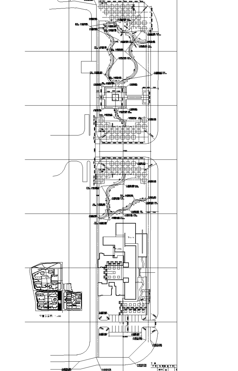 [北京]新北京故事居住区景观CAD施工图（含手绘方案及室内布局）-2_看图王