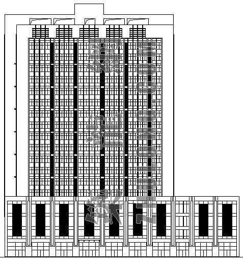 写字楼建筑设计施工图资料下载-某写字楼建筑设计方案