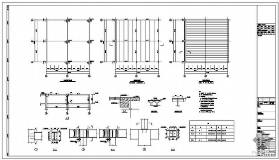 10层酒店cad结构图资料下载-某屋面加层结构图