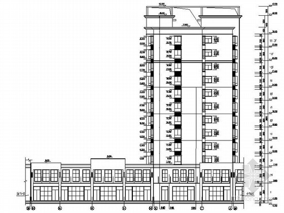 [济源]某十一层商住楼建筑施工图-图5